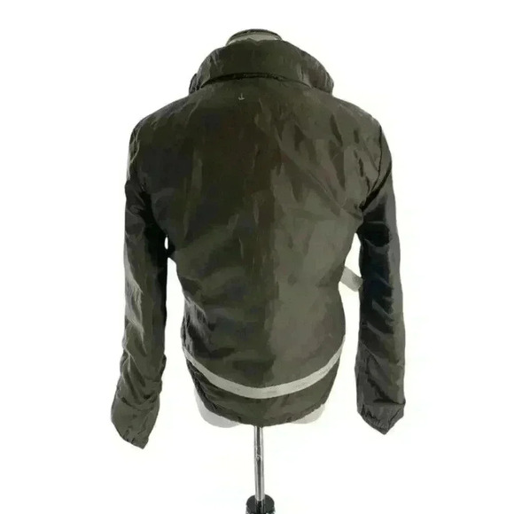 Calvin Klein Women's Olive Green Front & Side Zip Down Jacket Size Small - Picture 4 of 10